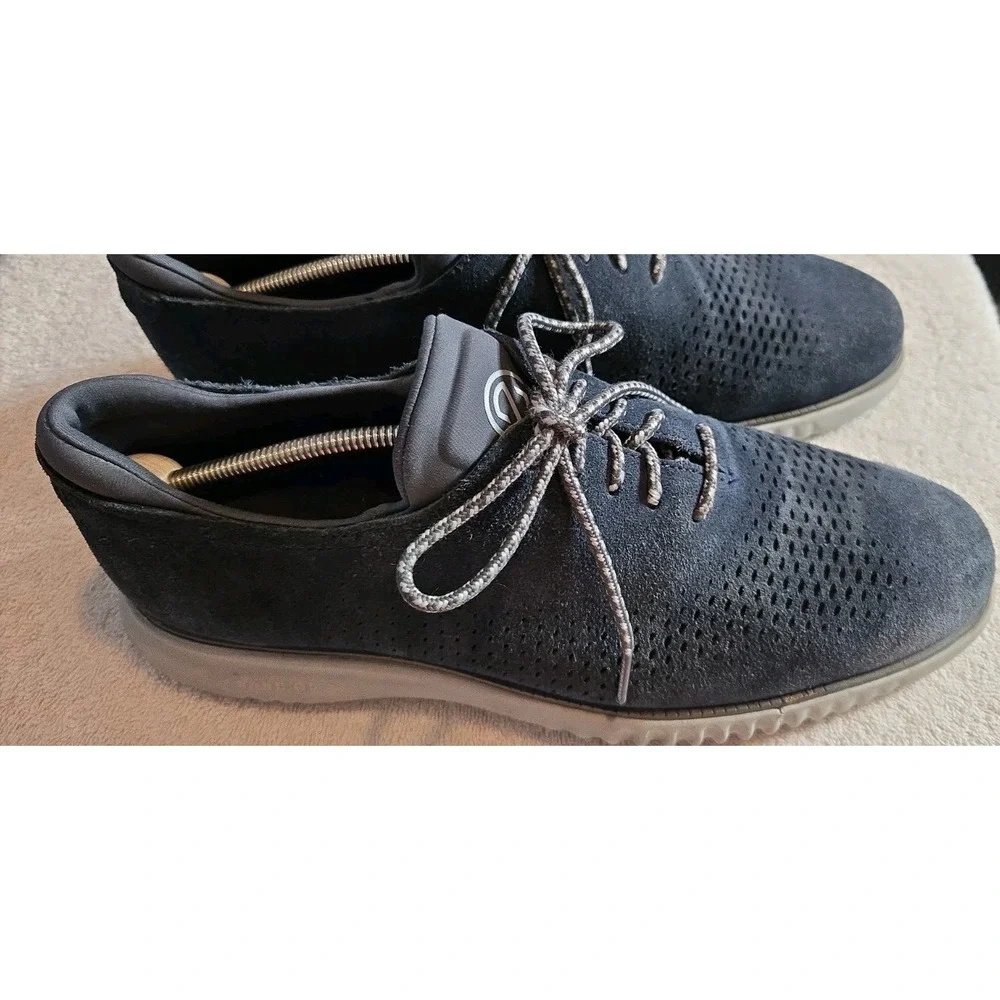 Cole Haan ZEROGRAND Wingtip‎ Oxford Men's Shoes - Dark Grey US 10M